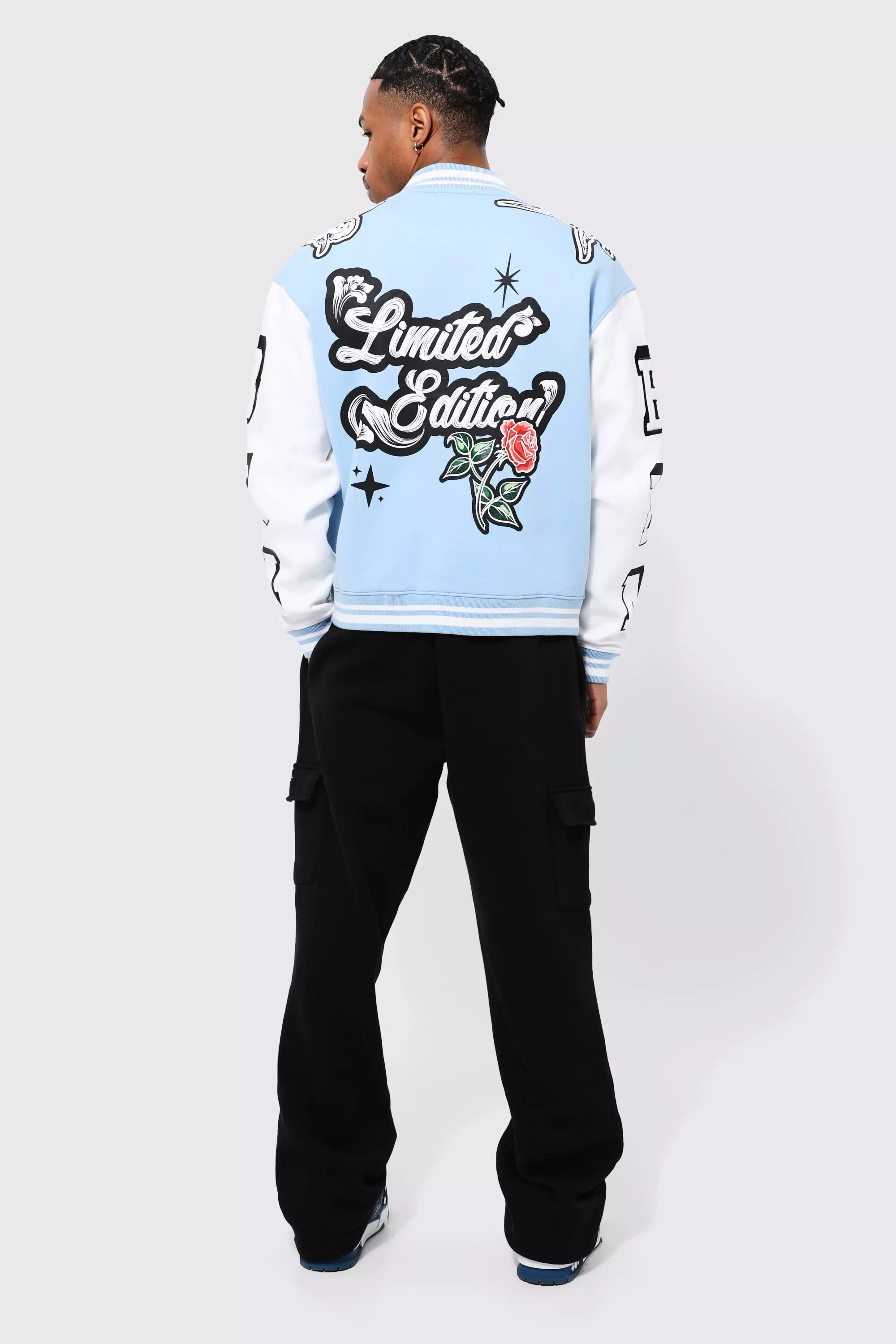 Hotsell milklim pastel jersey varsity jacket